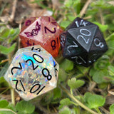 OOAK Handmade Resin Colorshift Individual TTRPG Gaming Dice D20