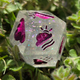 Dungeon Master Glow in the Dark DM Random Weather 20mm Oversized D12 TTRPG Gaming Dice