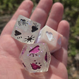 Dungeon Master Glow in the Dark DM Random Weather 20mm Oversized D12 TTRPG Gaming Dice