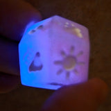 Dungeon Master Glow in the Dark DM Random Weather 20mm Oversized D12 TTRPG Gaming Dice
