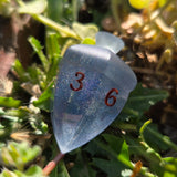OOAK Acorn Shaped Handmade Resin Colorshifting Individual TTRPG Gaming Dice D6