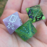 DM Trap Randomizer Individual Handmade Resin TTRPG Polyhedral Gaming Dice D8