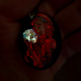 Individual Large Painted Glow in the Dark OOAK Cameo Pendant Necklaces