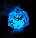 'Siren's Call' Liquid Core 30mm D20 Dice