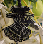 Plague Doctor Victorian Inspired Handmade Resin Ornament