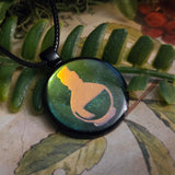'Colorshifting Potions' 1 Inch Round Pendant Necklace
