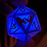 'Potions & Components’ Glow in the Dark 30mm D20 Dice