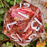 'Hanahaki’s Curse’ 30mm Handmade D20 Dice