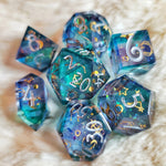 'Across the Universe' Handmade Polyhedral Dice Set