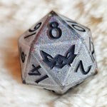 'Fairy Armor’ Holographic 30mm D20 Dice