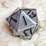'Fairy Armor’ Holographic 30mm D20 Dice