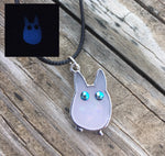 Mini Totoro Spirit Glow in the Dark Pendant Necklace