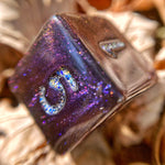 Holographic Witch Hat Handmade D6 Gaming Dice
