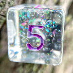 Holographic Cheshire Cat Inspired Handmade D6