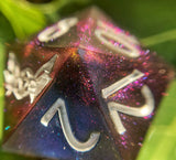 ‘Enchanted Forest’ Colorshifting 30mm D20 Dice