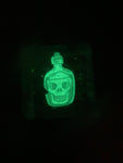 Glow in the Dark Skull Potion Handmade D6