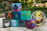 Mighty Nein Character Inspired D6 Gaming Dice Set Feat. FRUMPKIN