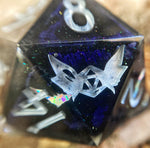 ‘Bats in Spaaaace!’ Mood Stone Color-changing 30mm D20