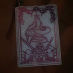 Glow in the Dark ‘Magician’ Tarot Card Keychain